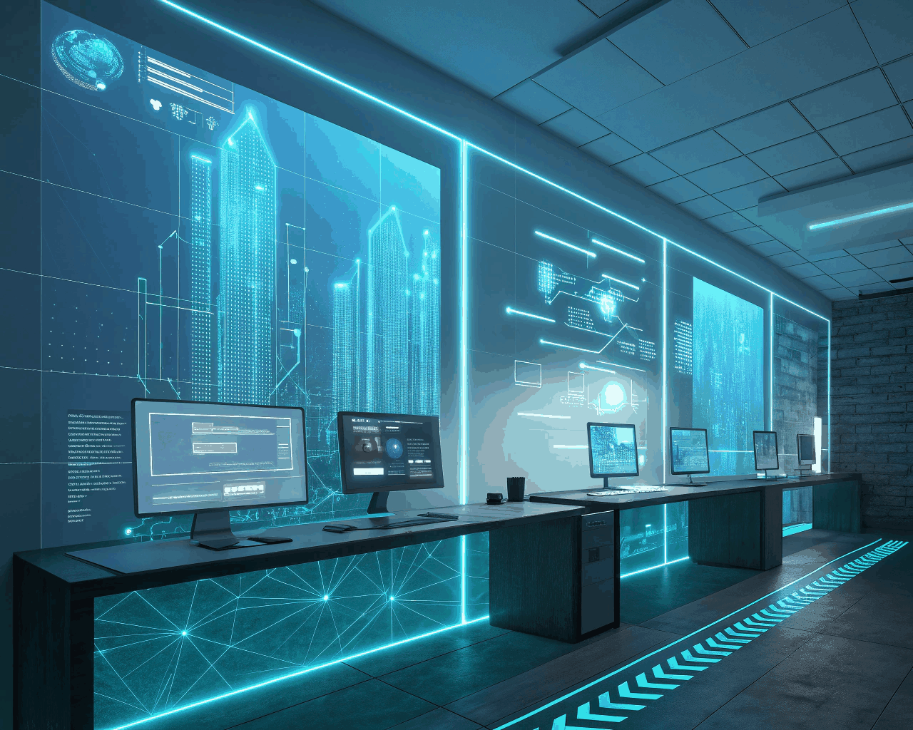 Screen Insert VFX for UI and Hologram Displays in Sci-Fi Scenes