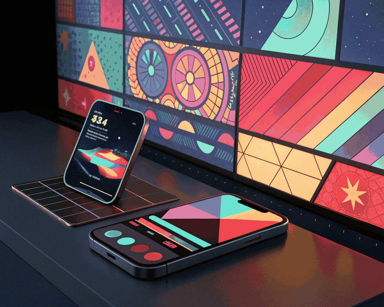 Screen Replacement & UI Compositing for Devices and Monitors