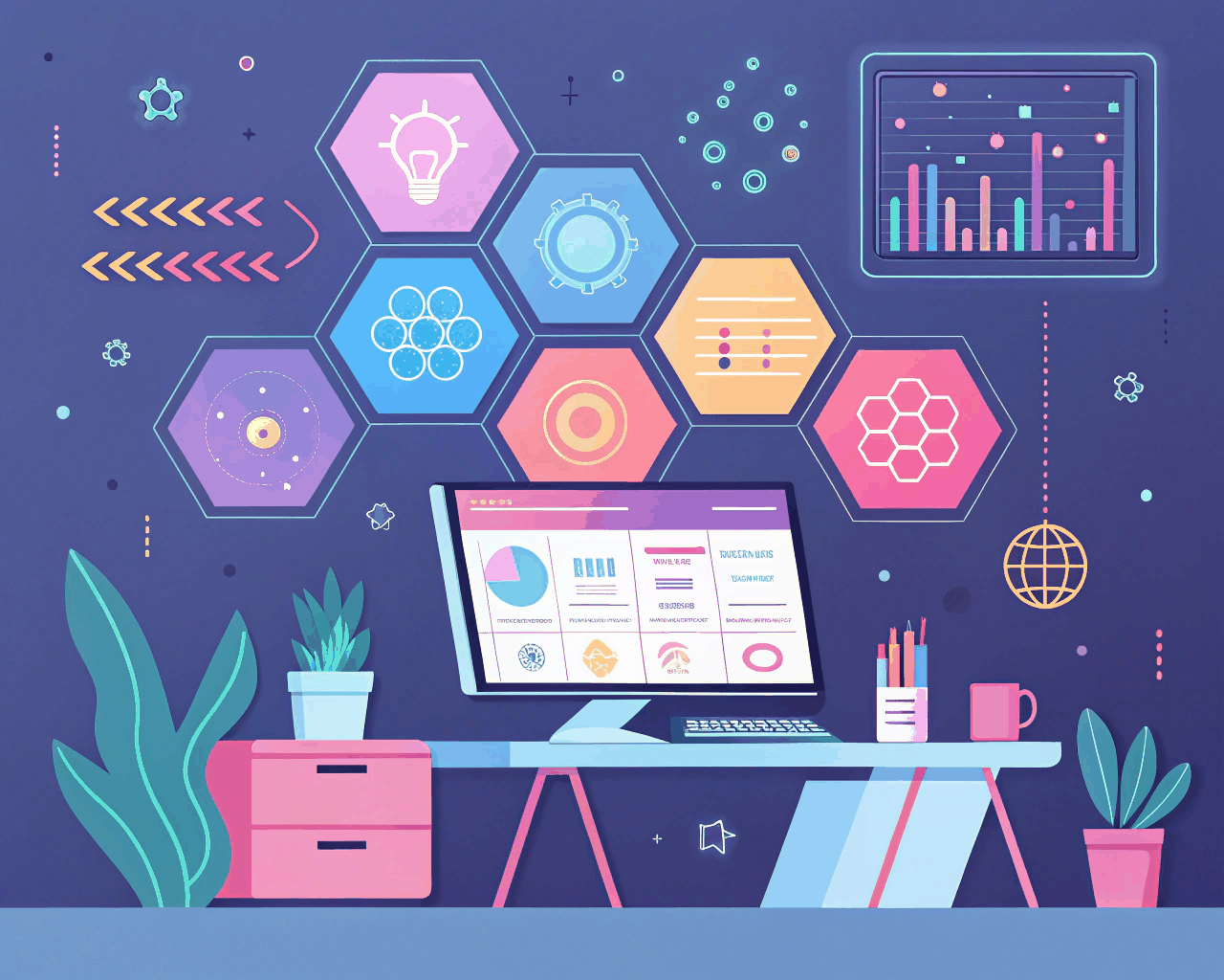 Stream Overlay Package with Animated Alerts and Panels