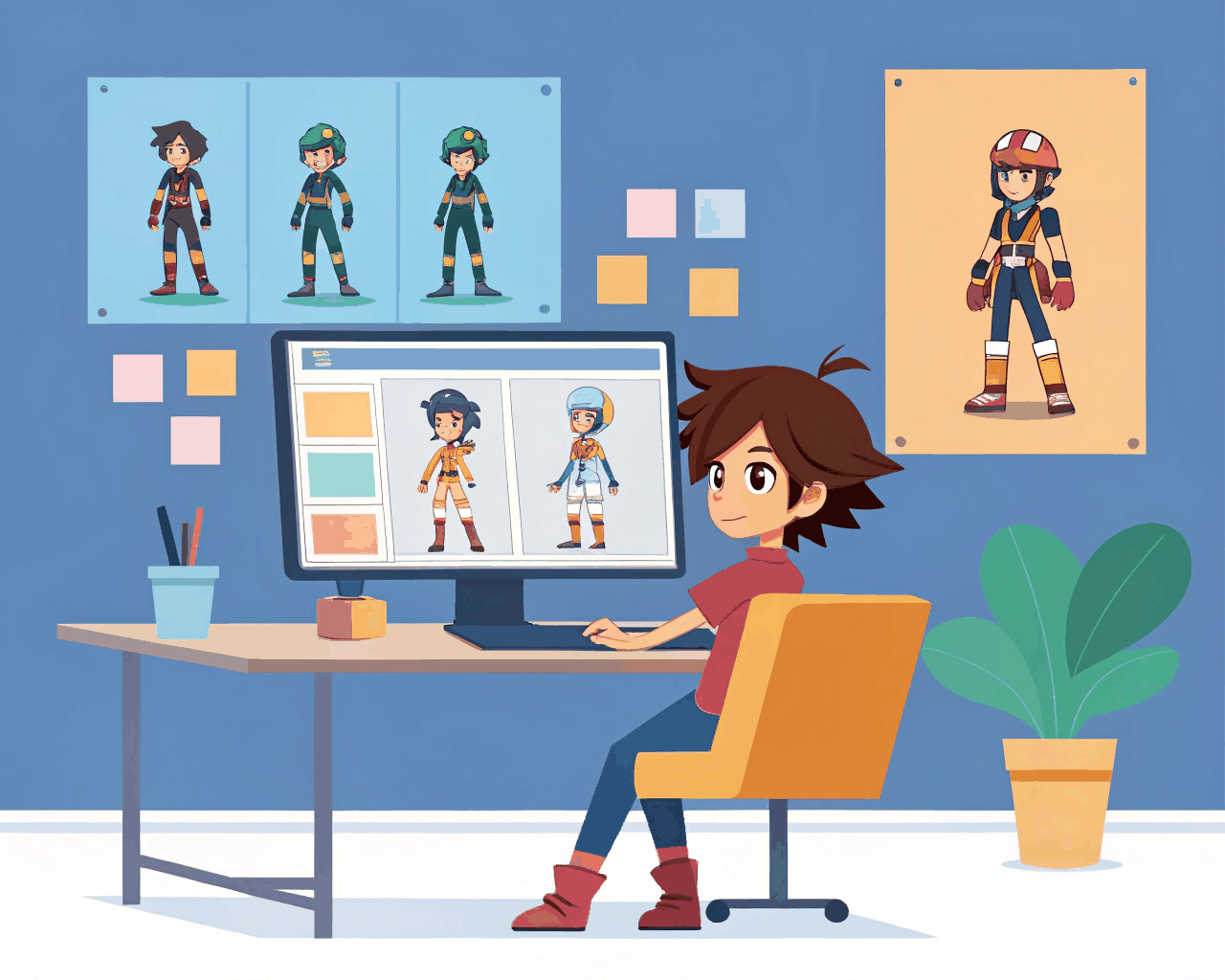 Stylized Character Art for Indie Game Developers and Publishers