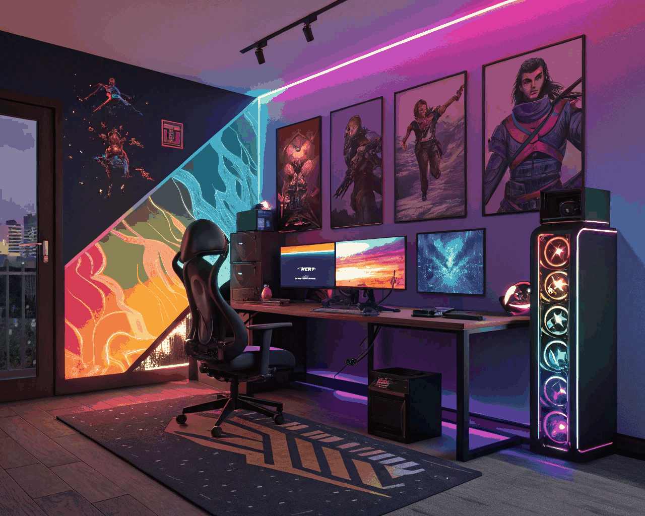 Stylized Character Renders for Indie Game Promotional Art