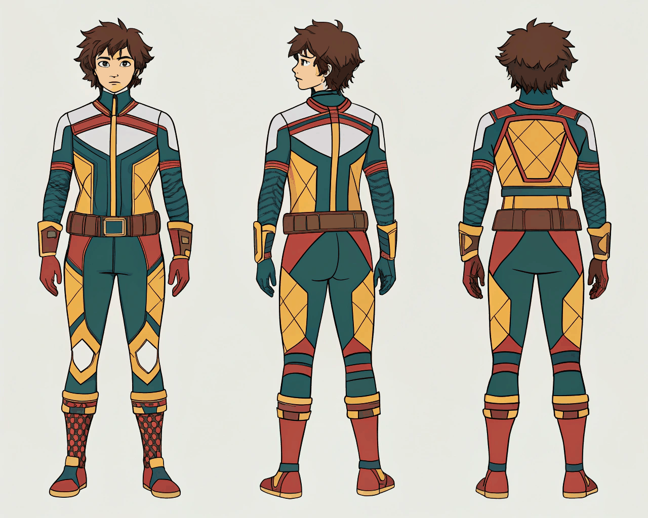 Stylized Character Turnaround Sheets for Indie Game Developers