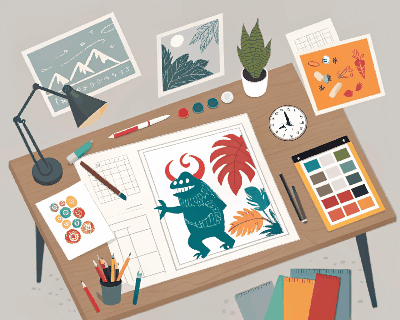 Stylized Creature Concept for Mobile Game Enemies