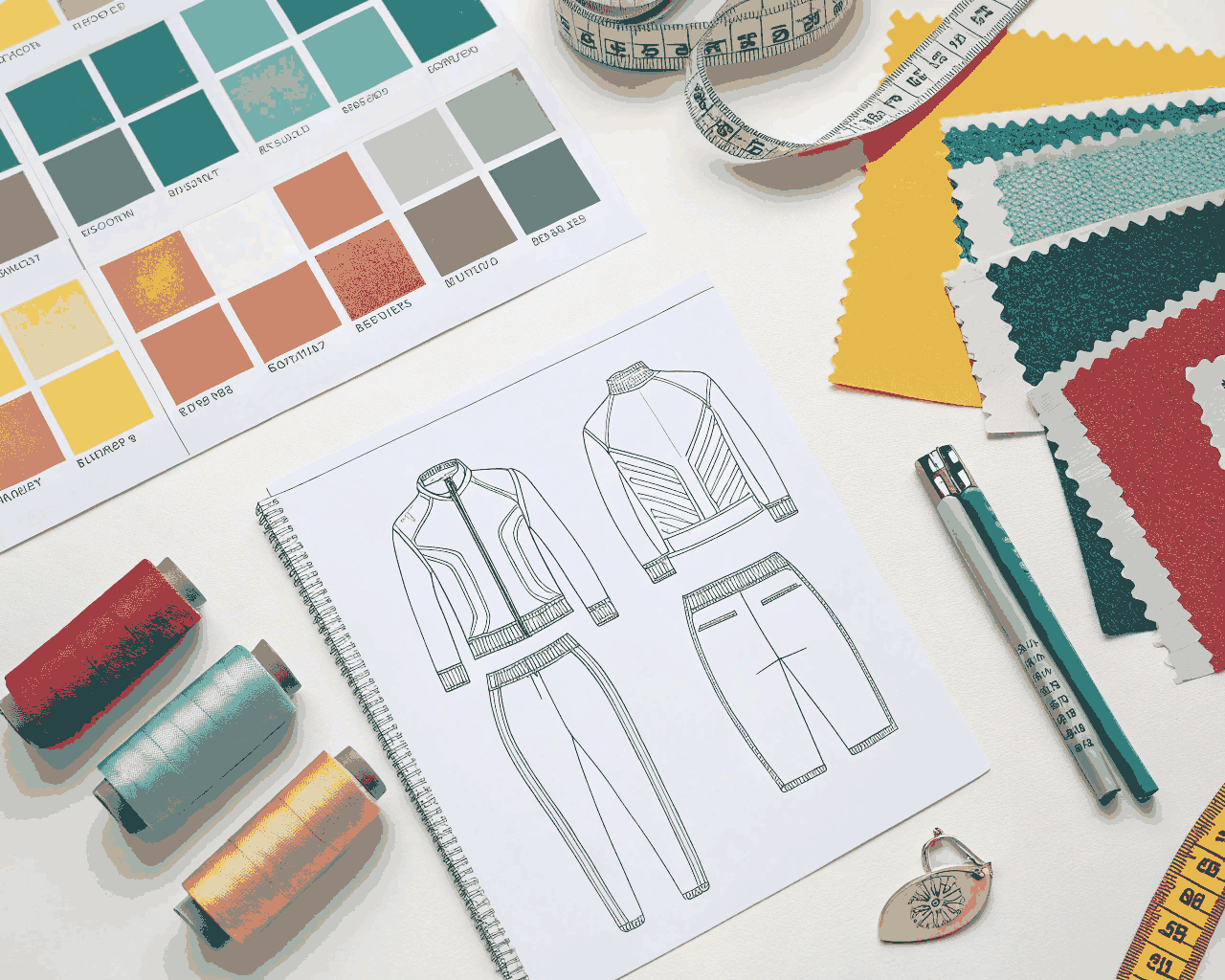 Technical Flats & CADs for Activewear Brands