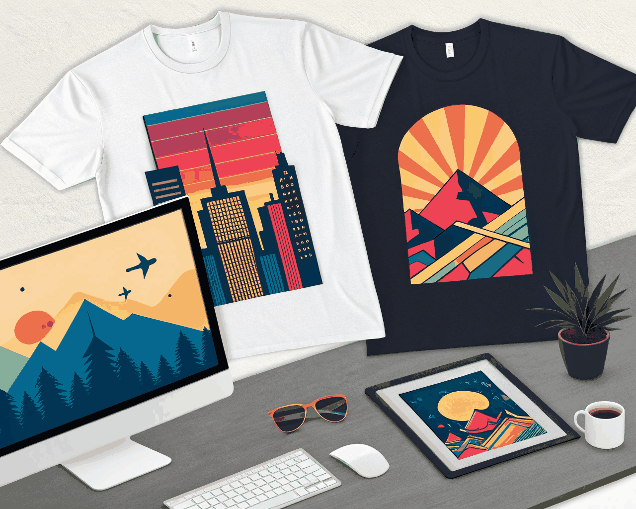 Vector-based Apparel Graphics and T-shirt Design for Streetwear Labels