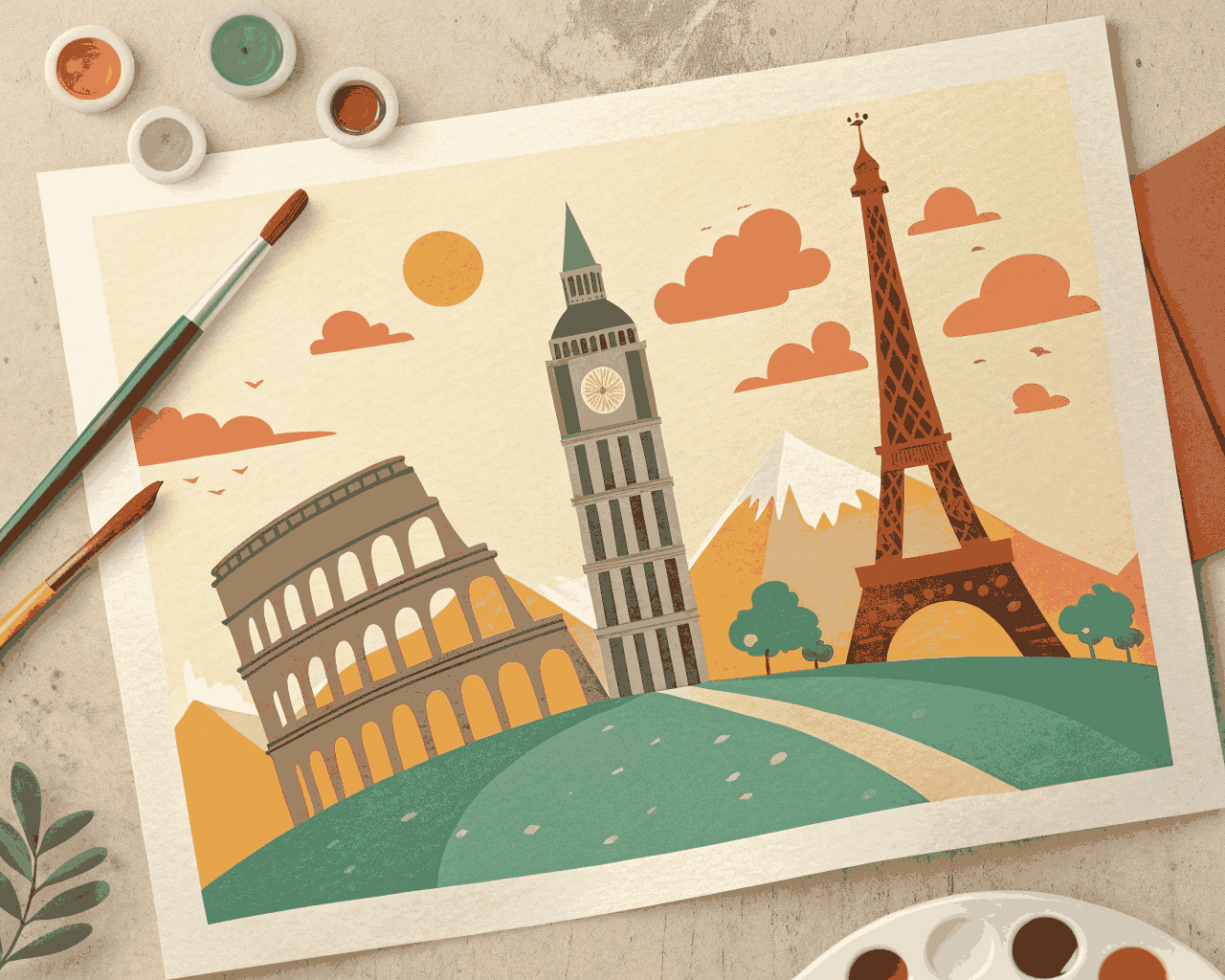 Vintage Travel Poster Art